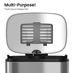 iTouchless AbsorbX in a pantry absorbs smells, extending freshness.
