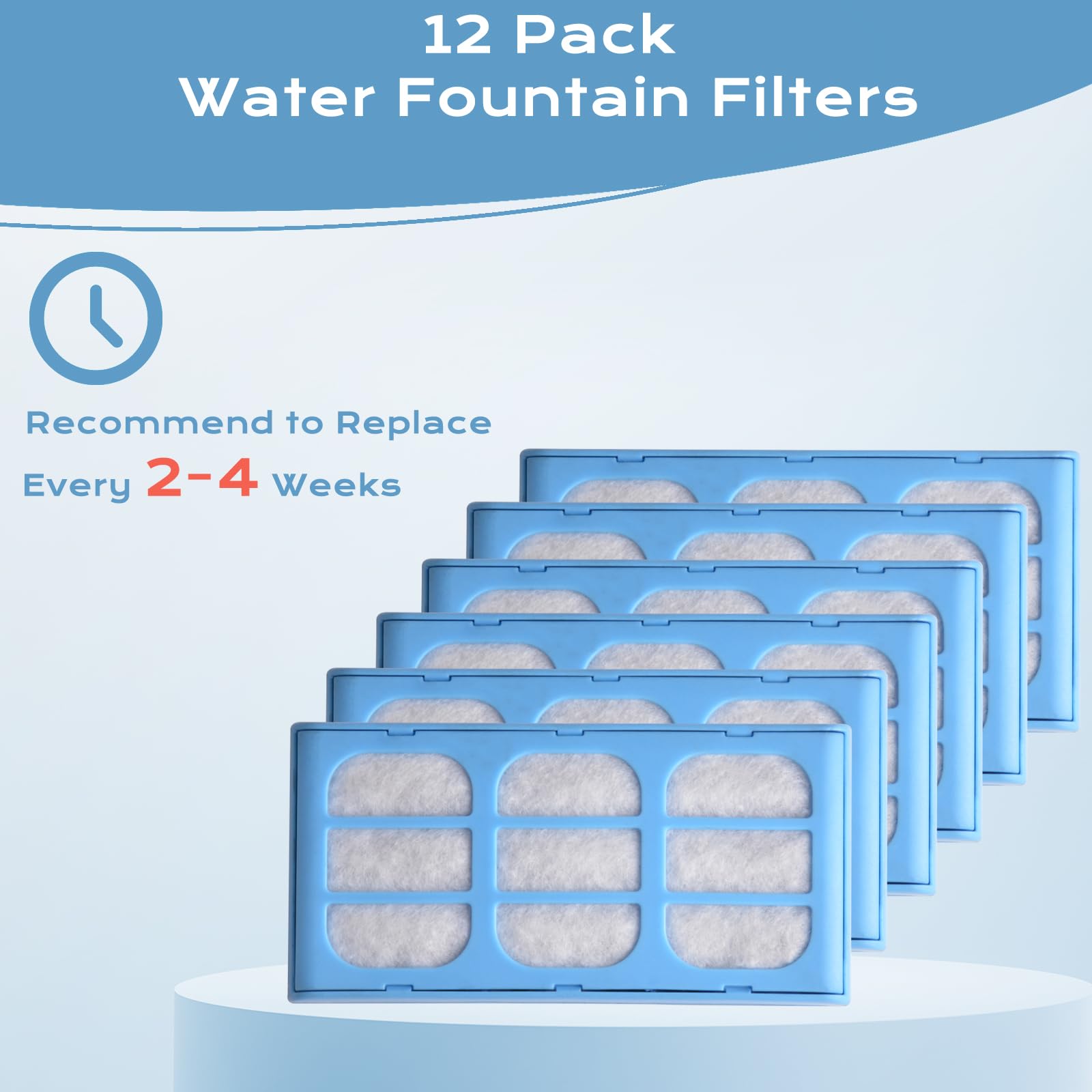 IT'S PURE EXPERT recommended 2-4 week replacement cycle for optimal performance.