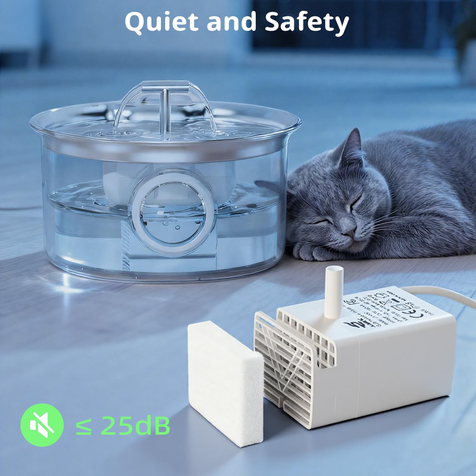 ITSCUTE JY-830 easy-install enables tool-free, quick pump replacement.