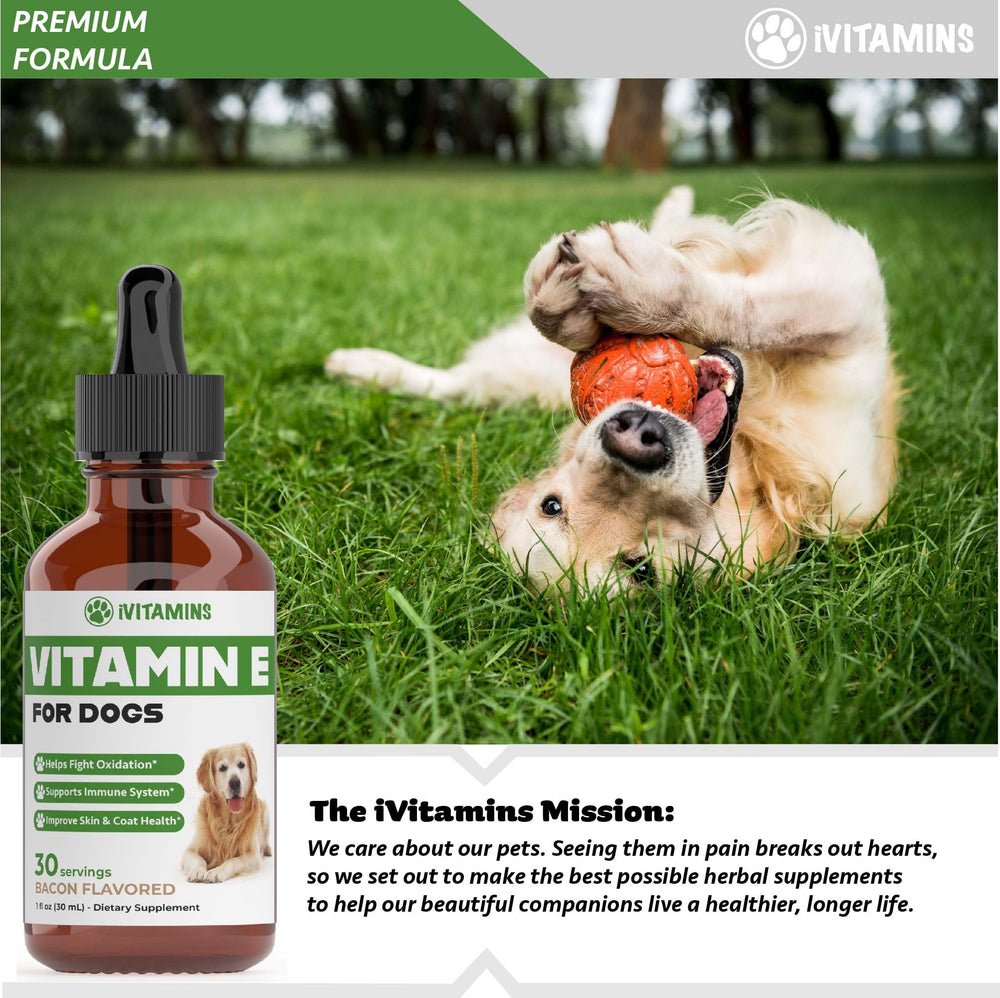 iVitamins Vitamin E for Dogs USA-made quality formula