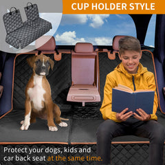 IVY&LANE dog car seat cover trunk style creates spacious cargo area when needed