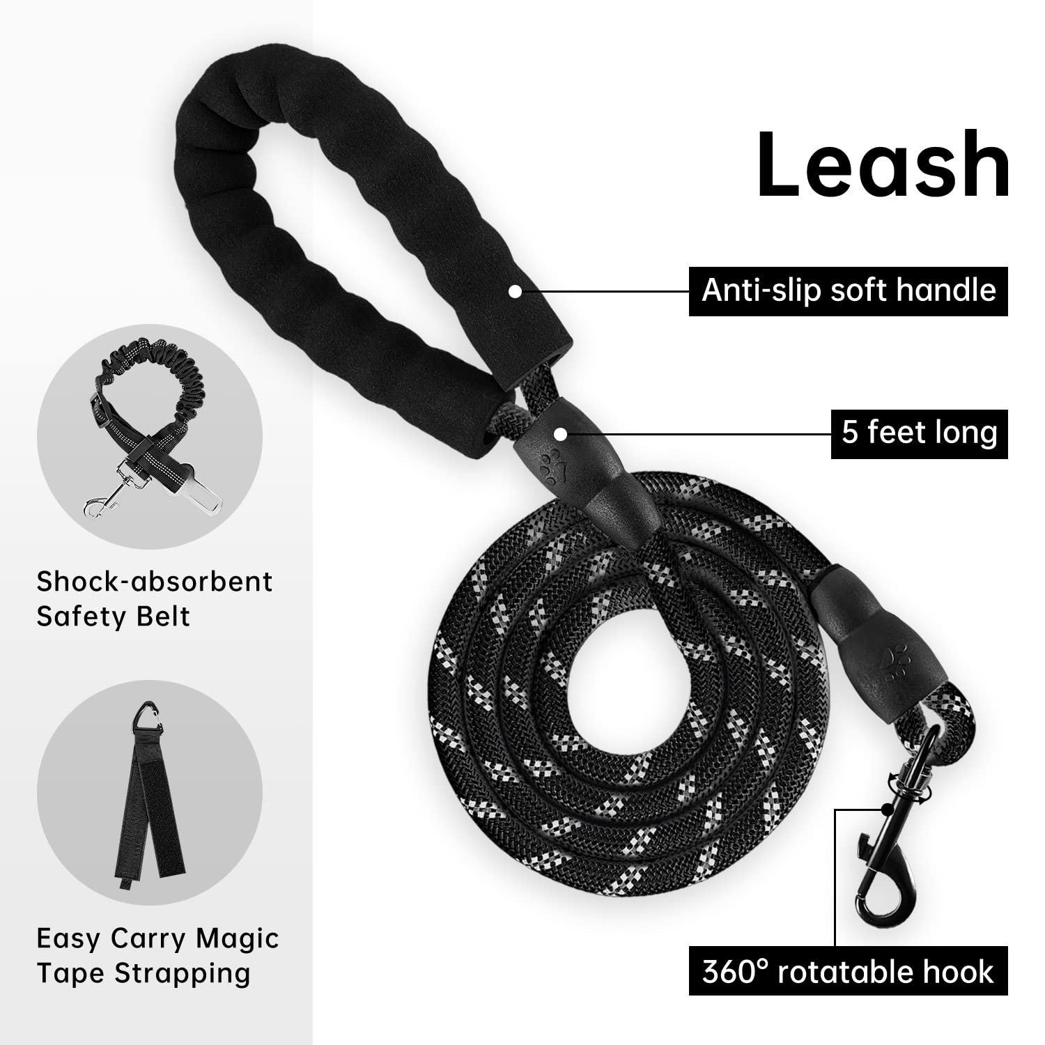 IVY&LANE Reflective strip harness enhances visibility at night