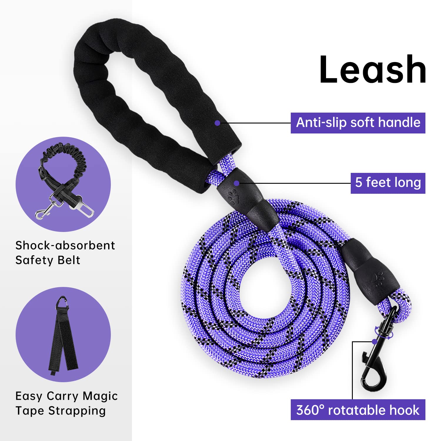 IVY&amp;LANE No Pull Harness back clip for secure control
