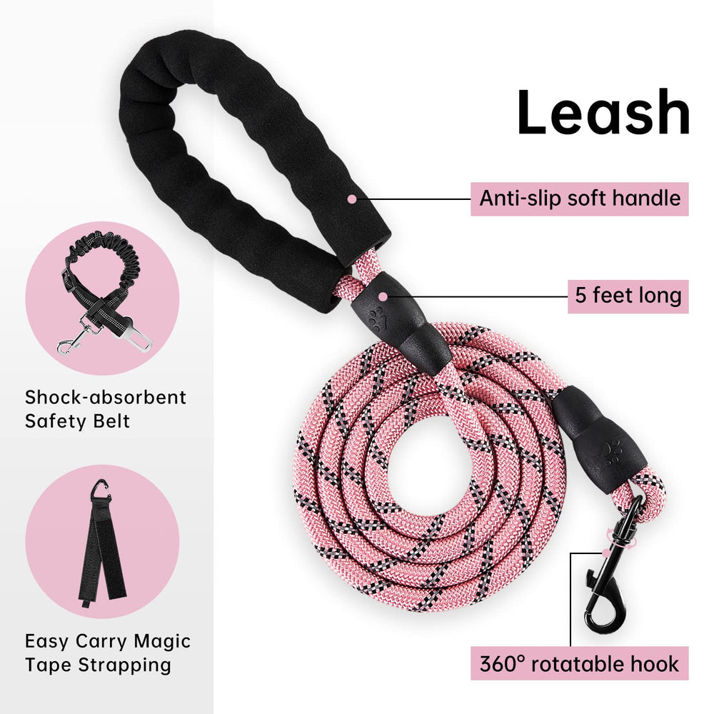 IVY&LANE No Pull Harness back clip with tag attachment for secure walking