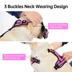 IVY&LANE soft handle harness in fuchsia offers comfortable control