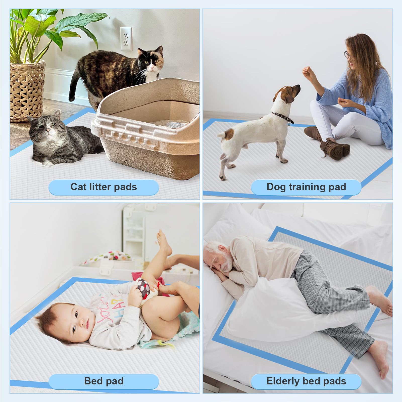 iweepet disposable bed pad option for kids and adults in need of protection.