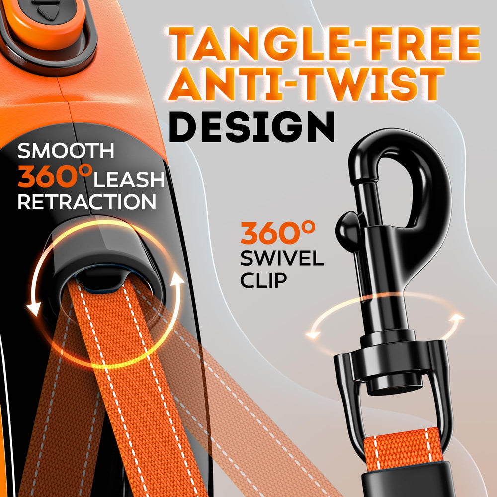Soft anti-slip grip on IWOOFI leash reduces hand fatigue during longer walks