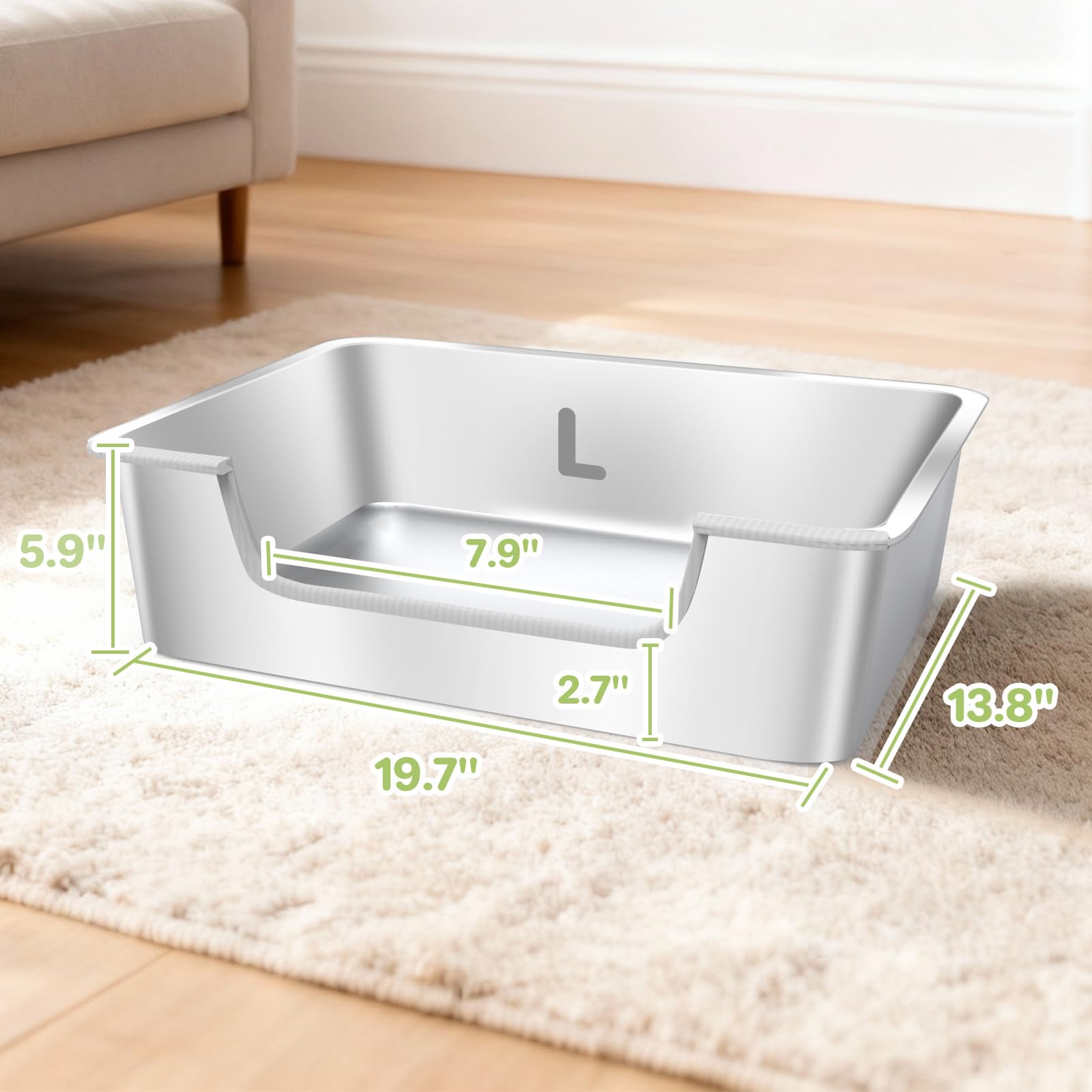 IXARO open design provides clear view to reduce pet anxiety.