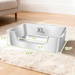 IXARO low-entry design on open top reduces kitten anxiety.