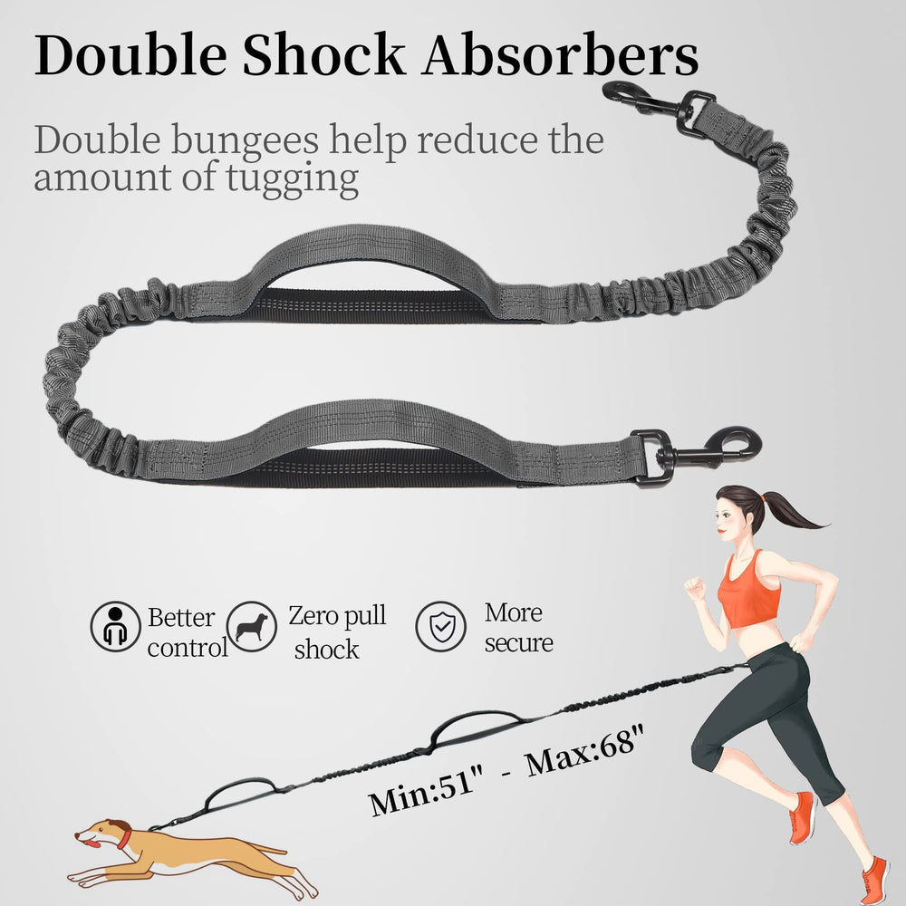 iYoShop hands-free waist leash for easy phone access while exercising