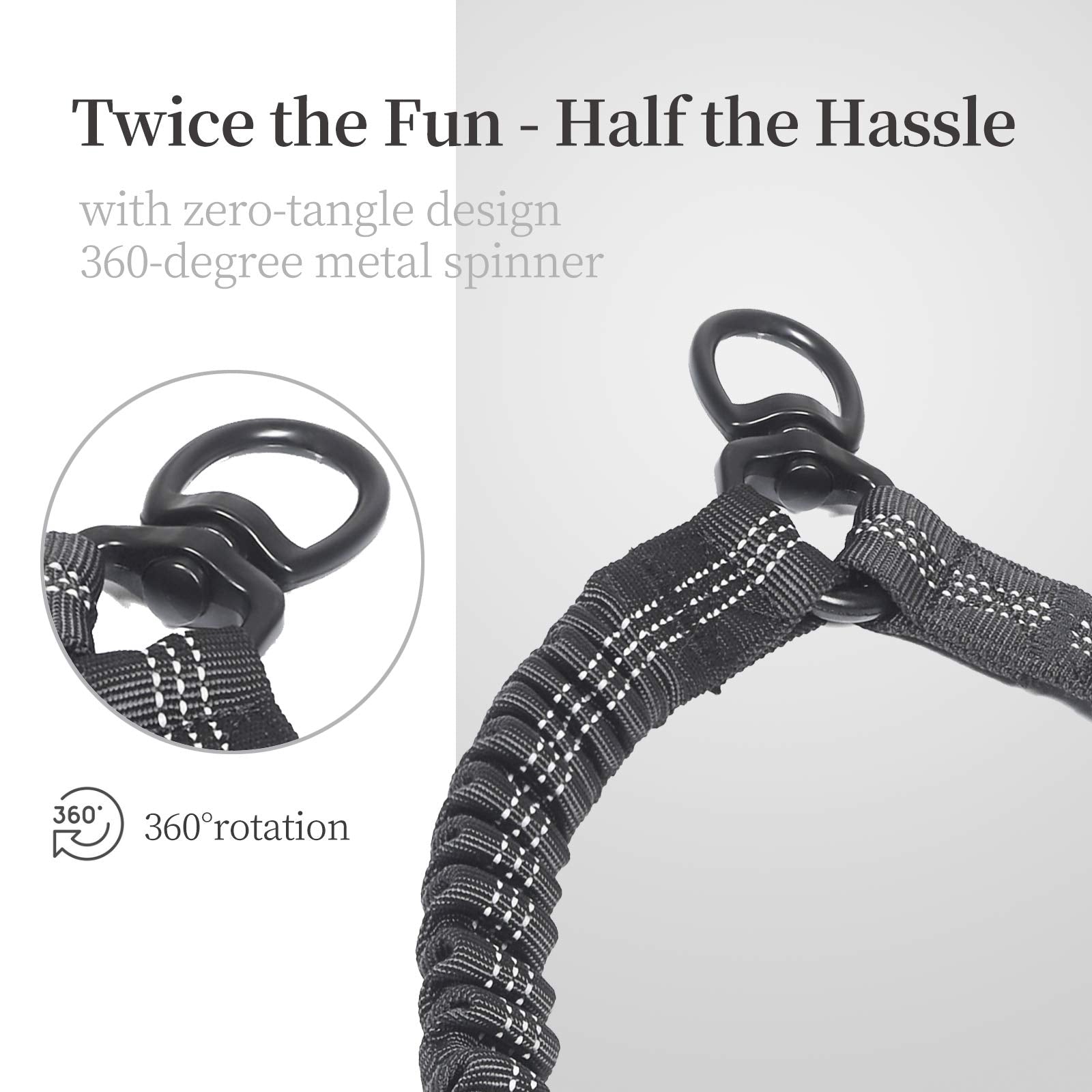 iyopets durable rope and bungee resist wear and are easy to clean.
