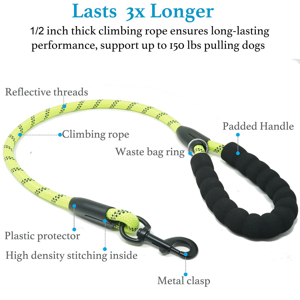 iYoShop heavy-duty rope and nylon bungee for a durable leash