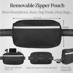 iYoShop leash with dual shock absorbers reduces tugging during activity