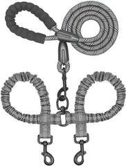 iYoShop Dual Dog Leash with 360-degree swivel prevents tangles during walks