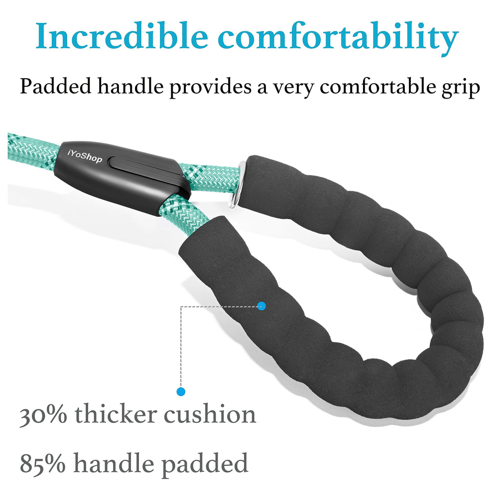 iYoShop tangle-free design keeps dogs from crossing paths.