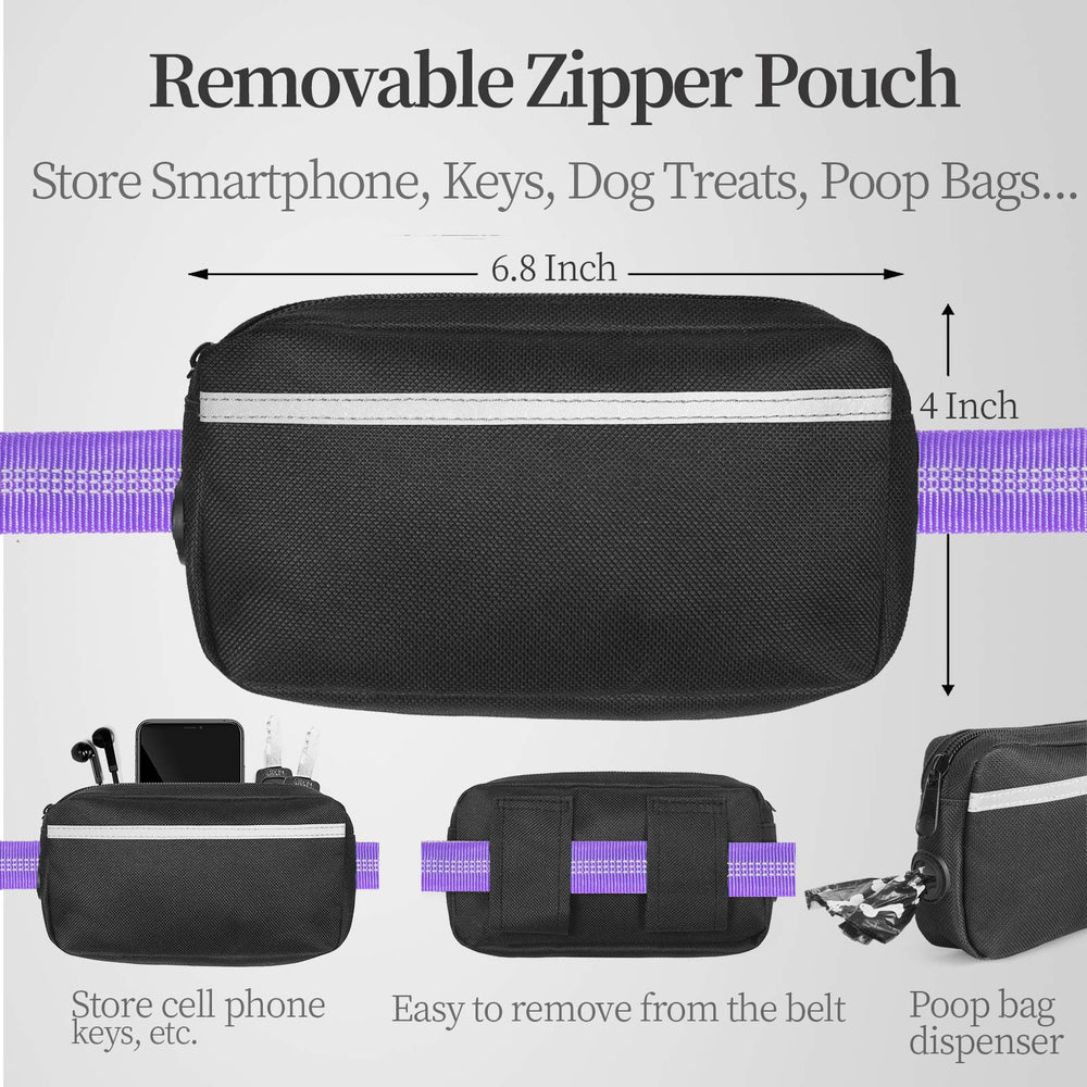 iYoShop dual padded handles with bungee for comfortable control during jogs