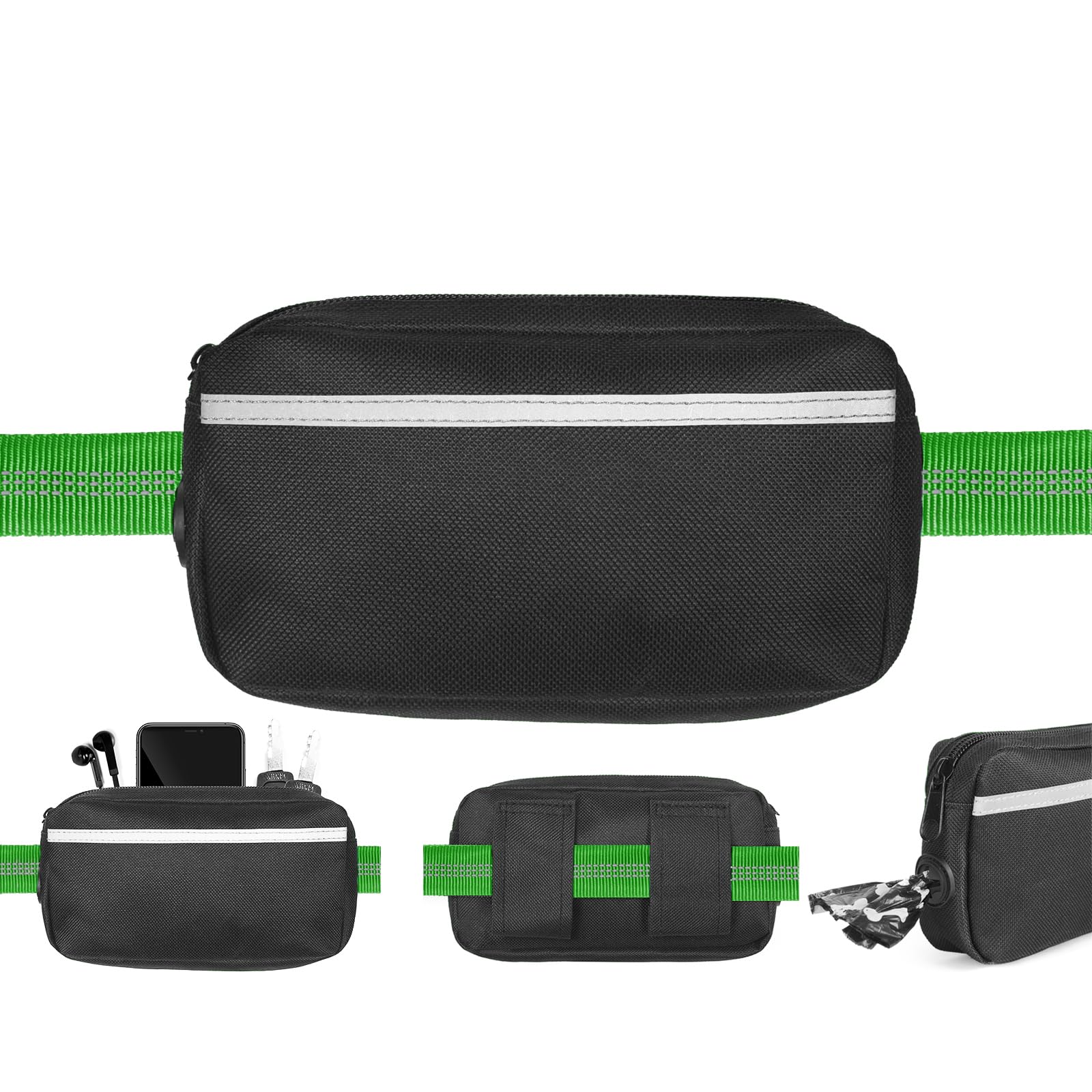iYoShop dog leash with dual padded handles for comfortable training