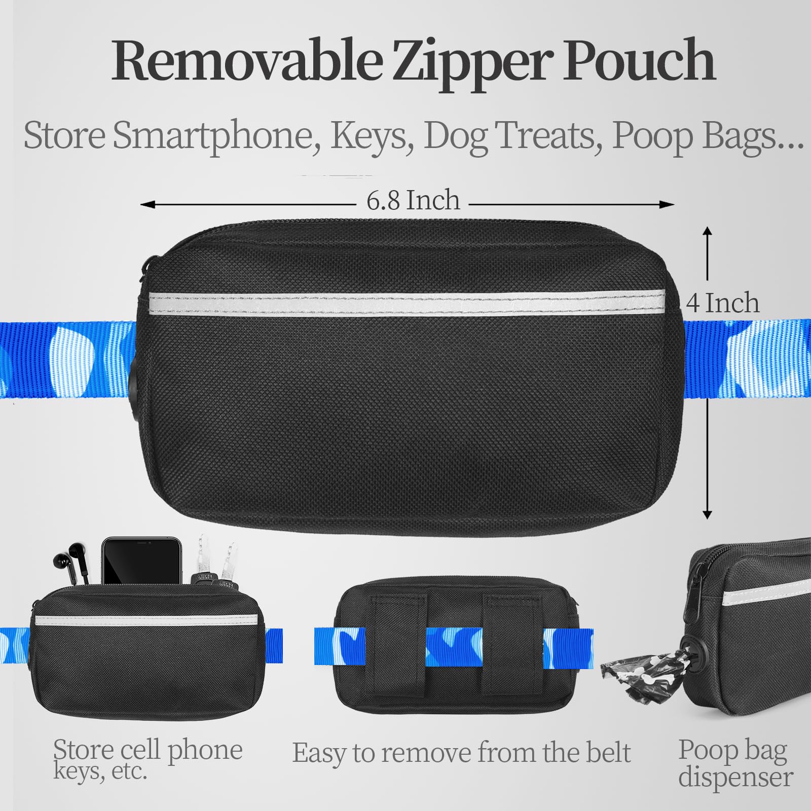 iyoshop dual padded handles provide comfort on long jogs