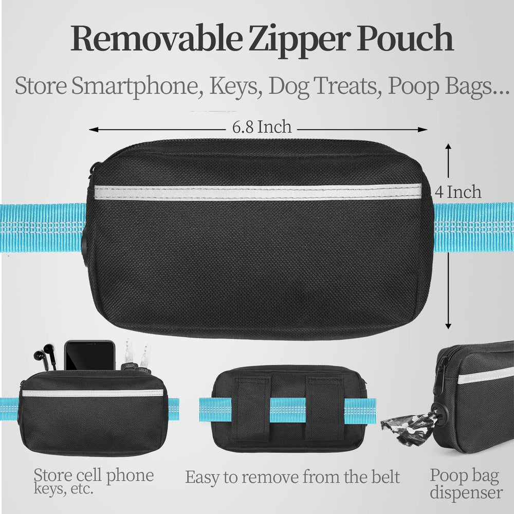iYoShop dual padded handles for comfortable grip during walks and runs