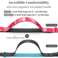 iYoShop dual padded handles offer secure grip during fast walking or running.