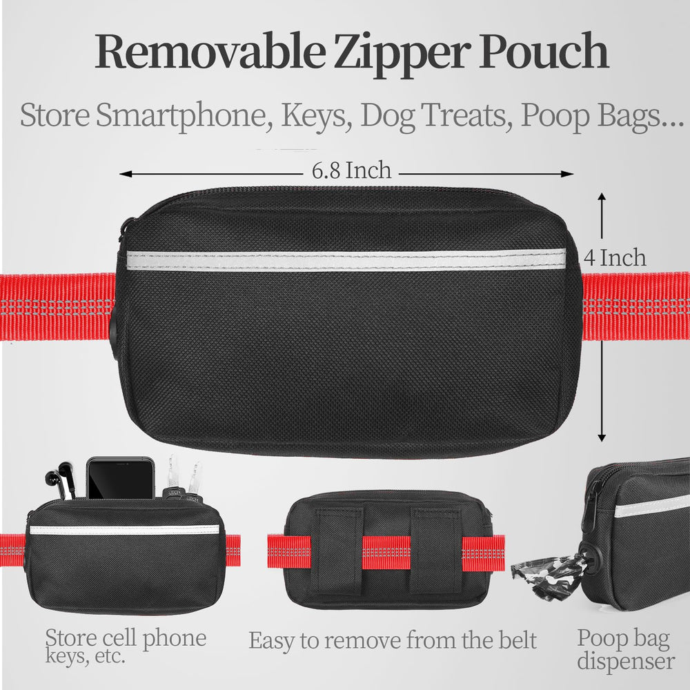 iYoShop dual padded handles provide comfortable grip for long jogs