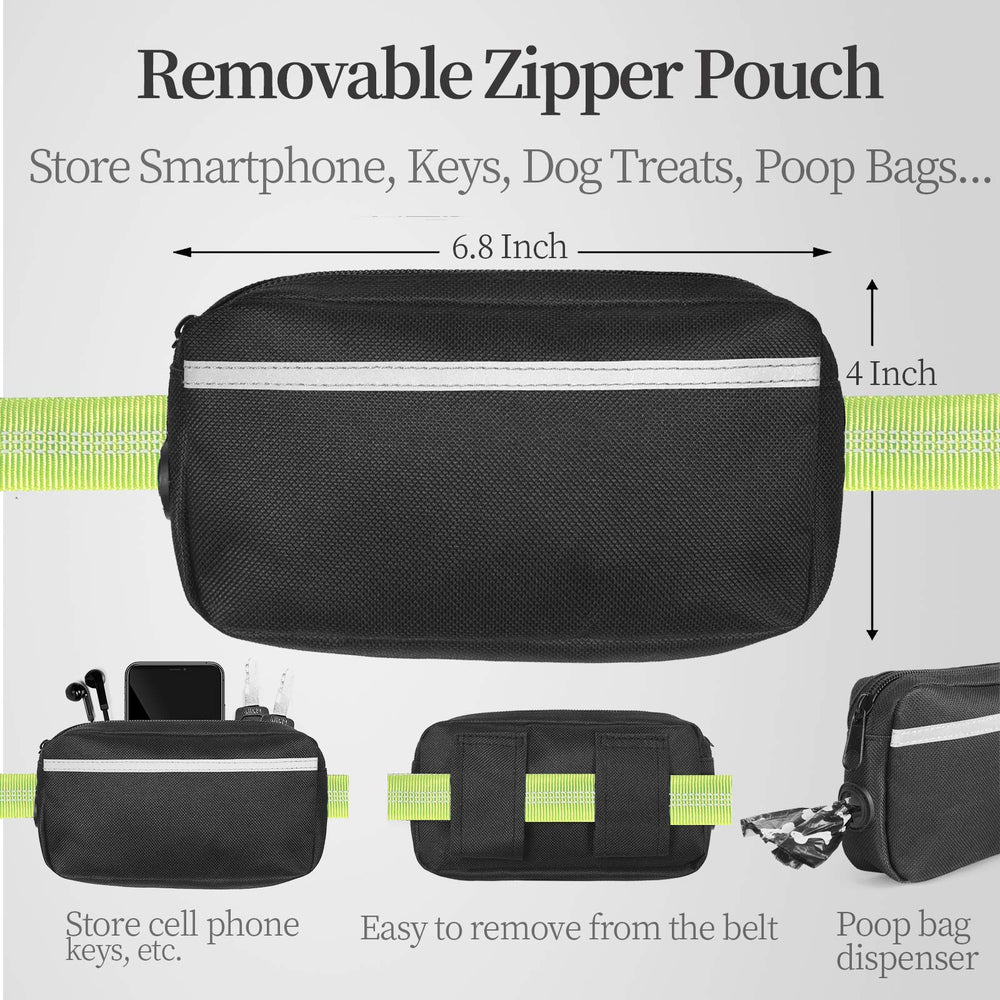 iYoShop hands free leash showing dual padded handles for comfortable control