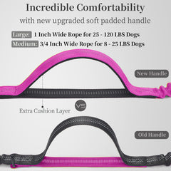 iYoShop leash features a durable 2-inch clip and D-ring for training tools