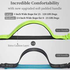 iYoShop hands free leash with shock absorbers reducing tugging during movement