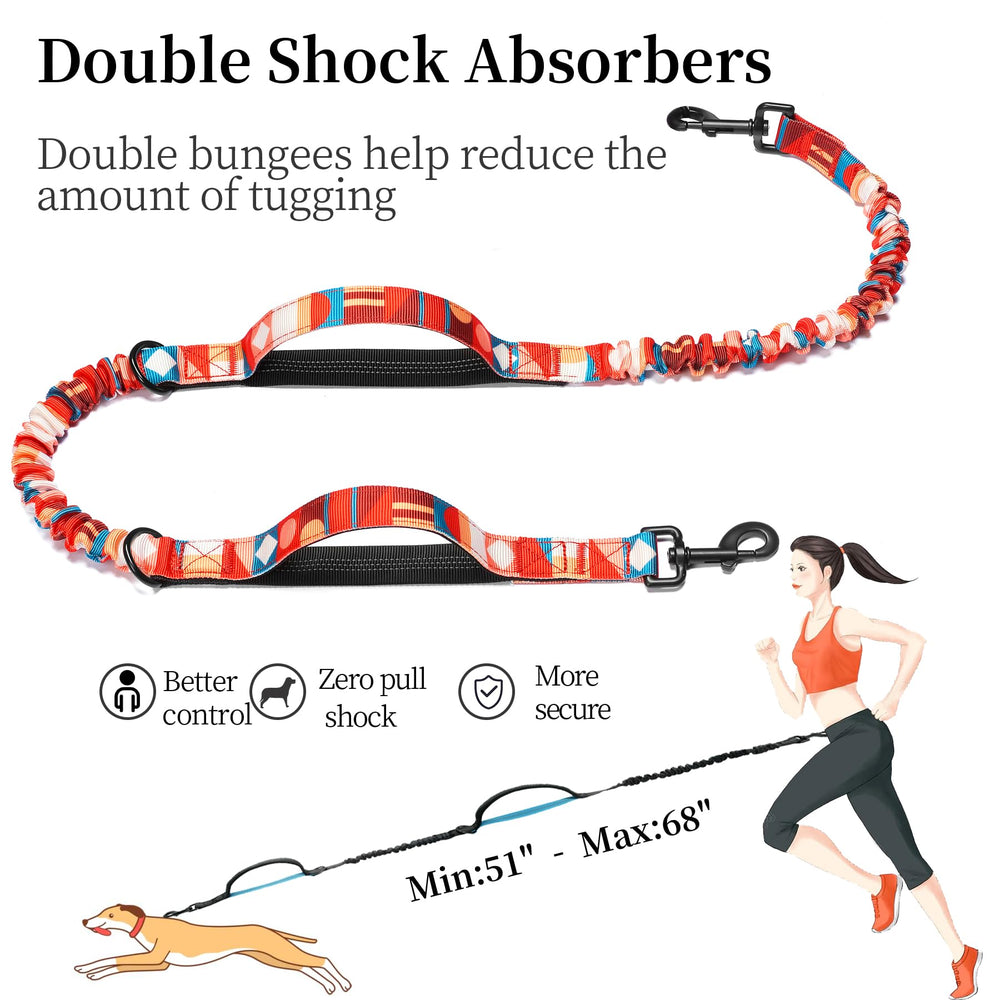 iYoShop Hands Free Leash includes two extra handles for better control.