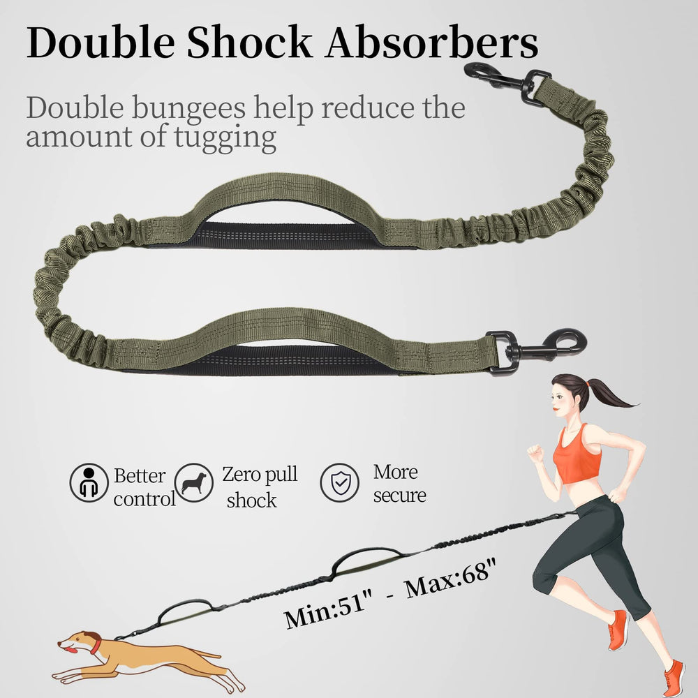 iYoShop waist-wearing leash enabling hands-free movement