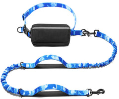 iyoshop hands-free dog leash with zipper pouch for secure storage during walks