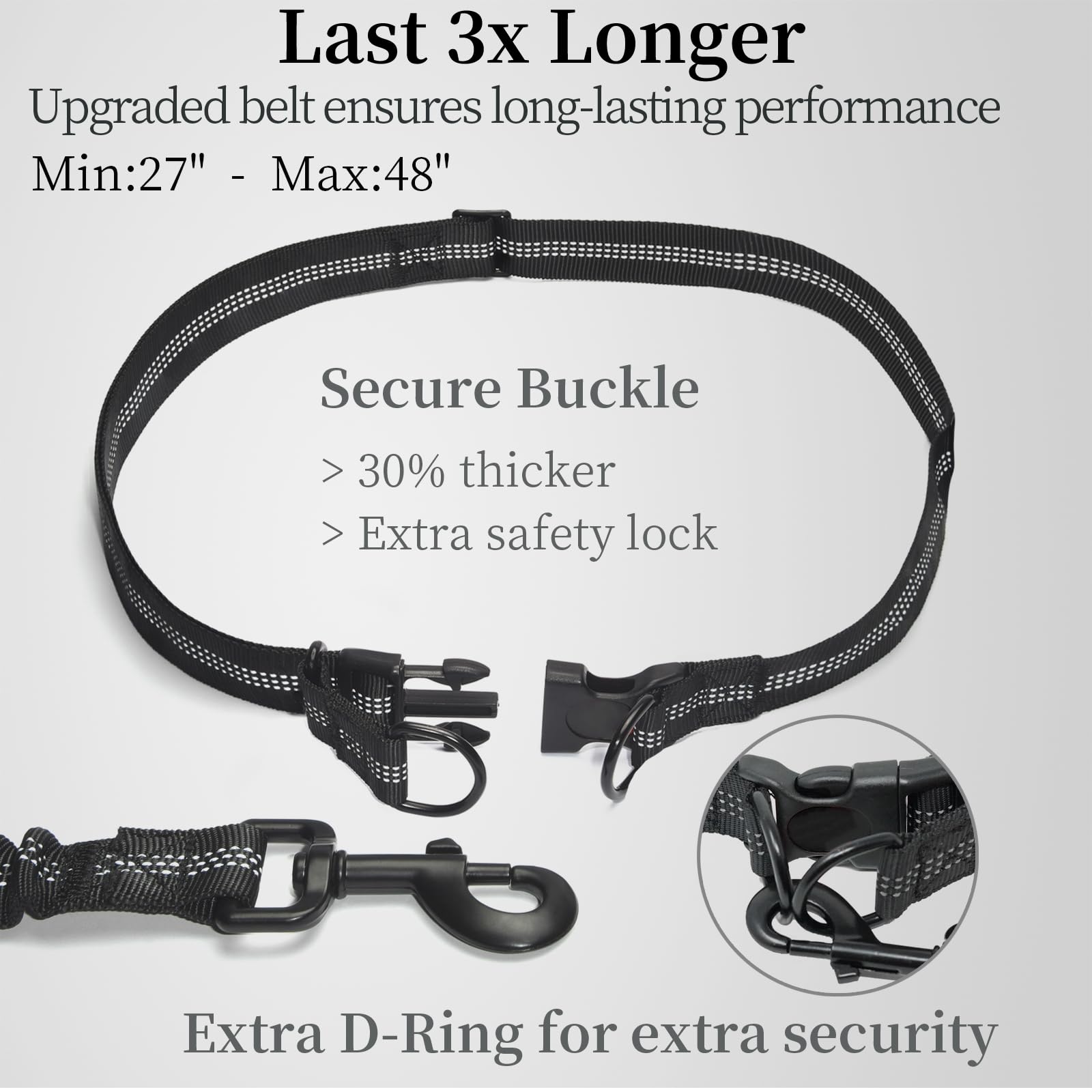 iYoShop bungee system reduces tugging for smoother runs.