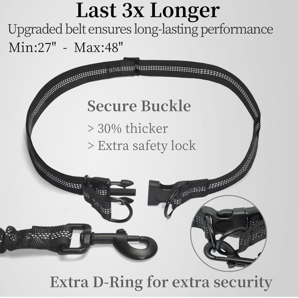 iYoShop bungee system reduces tugging for smoother runs.