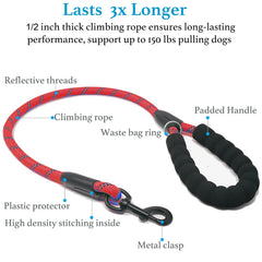 iYoShop Heavy-duty rope and nylon construction for durability and easy cleaning.