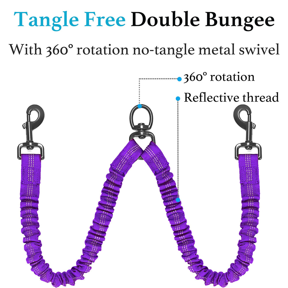 iYoShop shock-absorbing bungee extends 20–35 inches for flexible control.