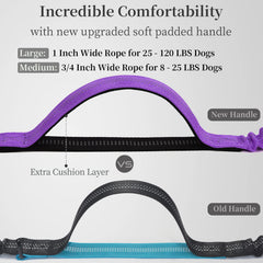 iYoShop leash with two shock absorbers reduces tugging for smoother runs