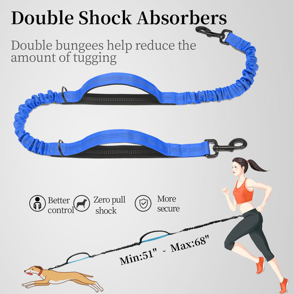 iYoShop waist-running setup showing hands-free operation while walking