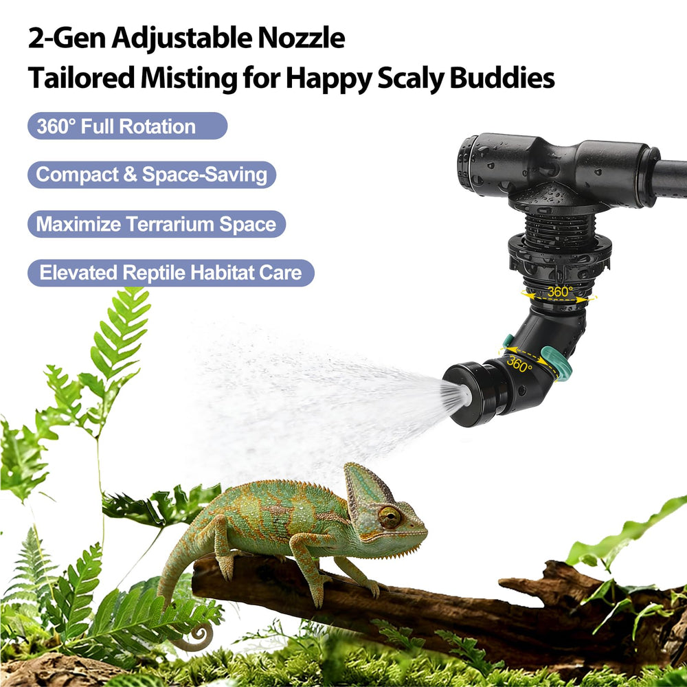 J&A Jason Aerobic reptile mister offers timer and interval control for flexible care