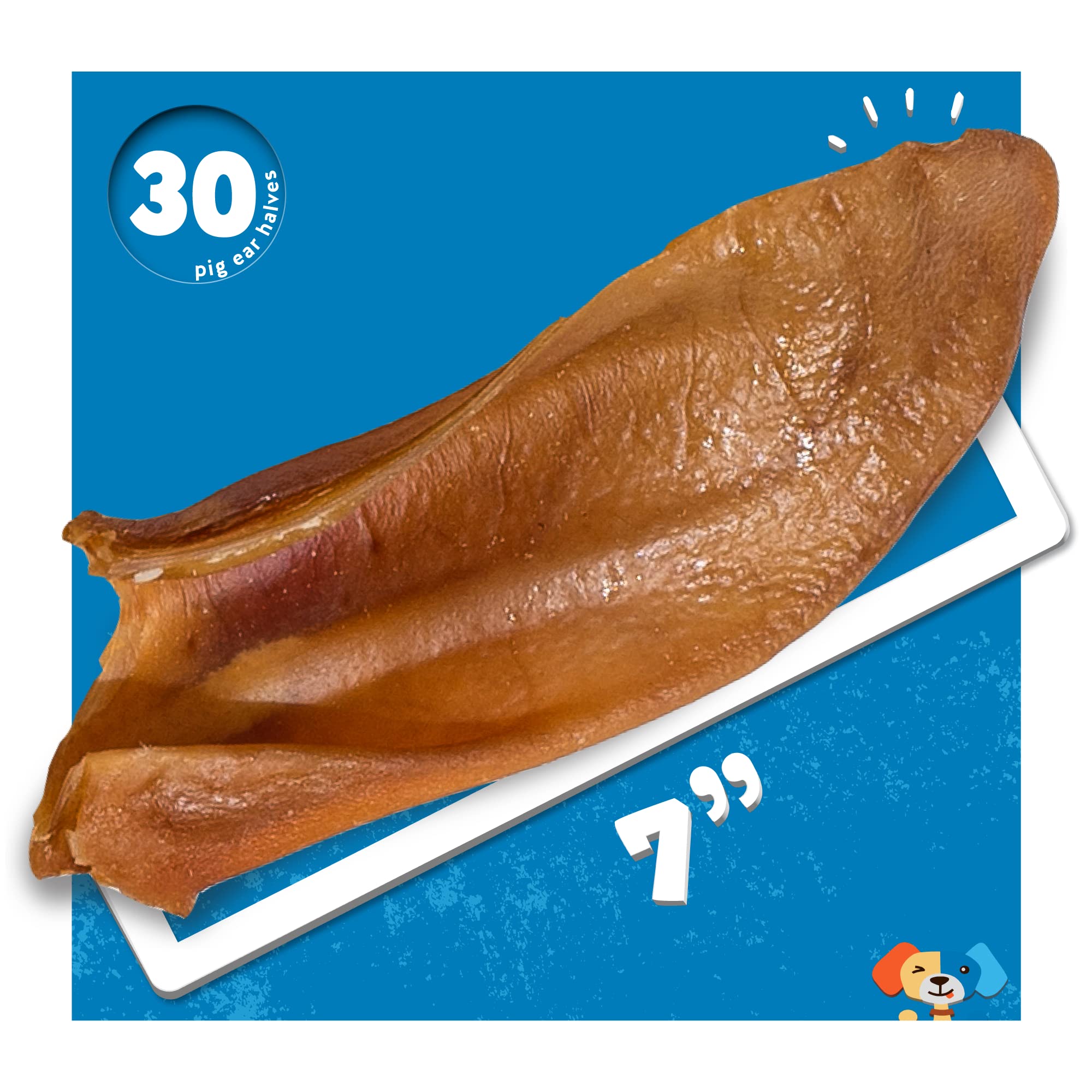 Jack&Pup Half Pig Ears packaging highlights grass-fed, hormone-free sourcing.