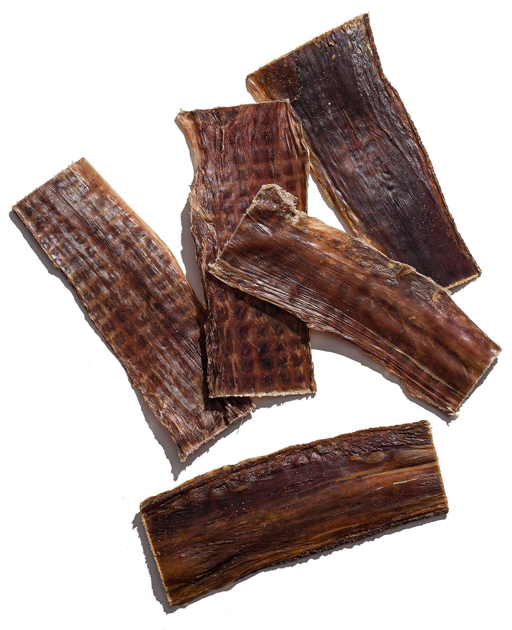 Jack&Pup beef jerky closeup showing chewy texture.