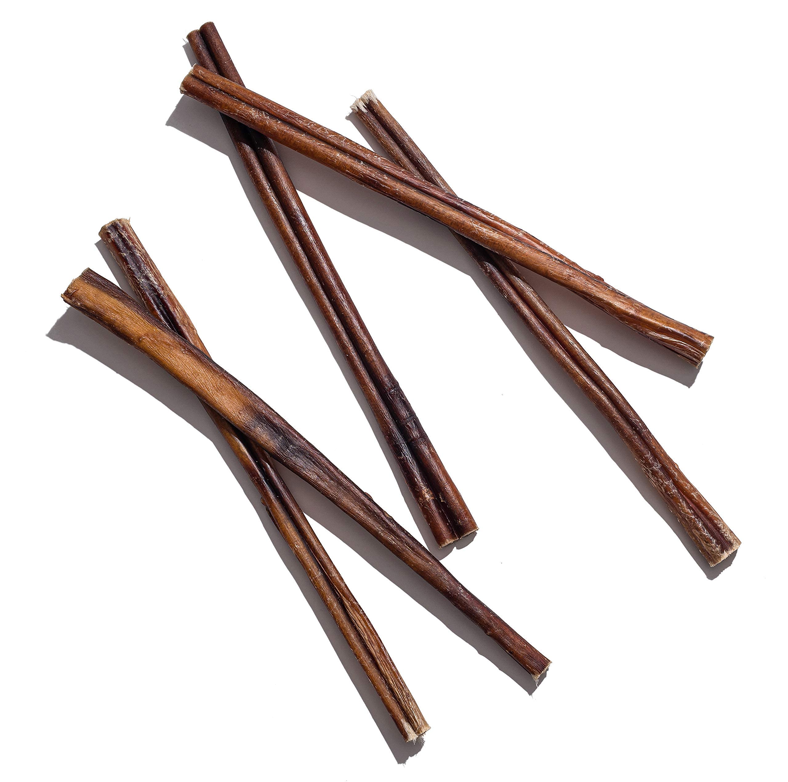 Jack&Pup bully sticks in a 10-pack packaging photo.
