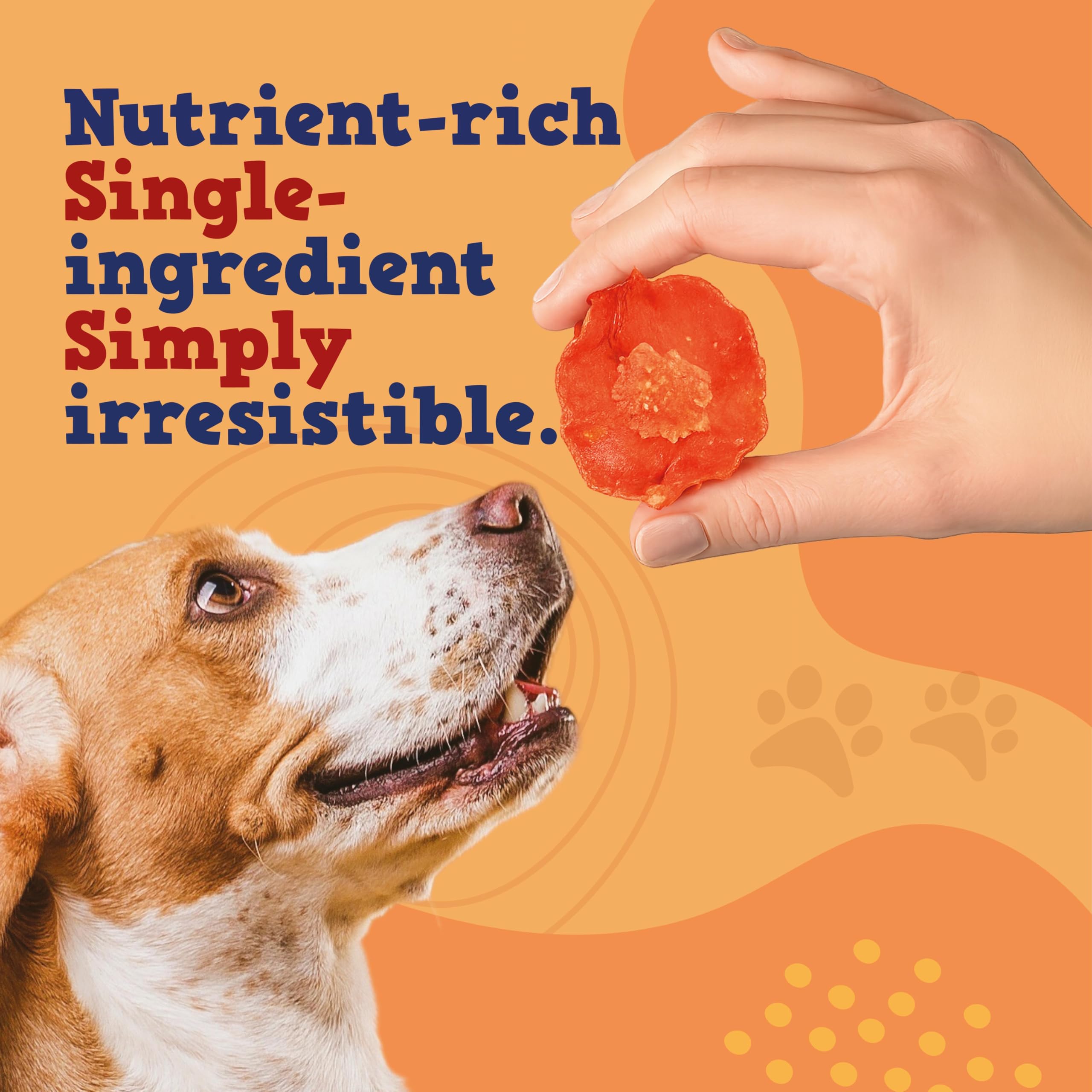 Jack&Pup Fiber-Rich Carrot Dog Snacks, nutritious daily snack alternative to rawhide.