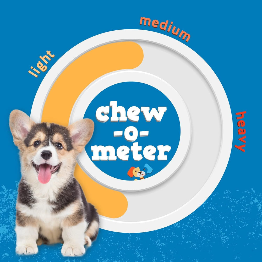 Nutrition label highlights protein, glucosamine, and chondroitin in Jack&Pup treats.