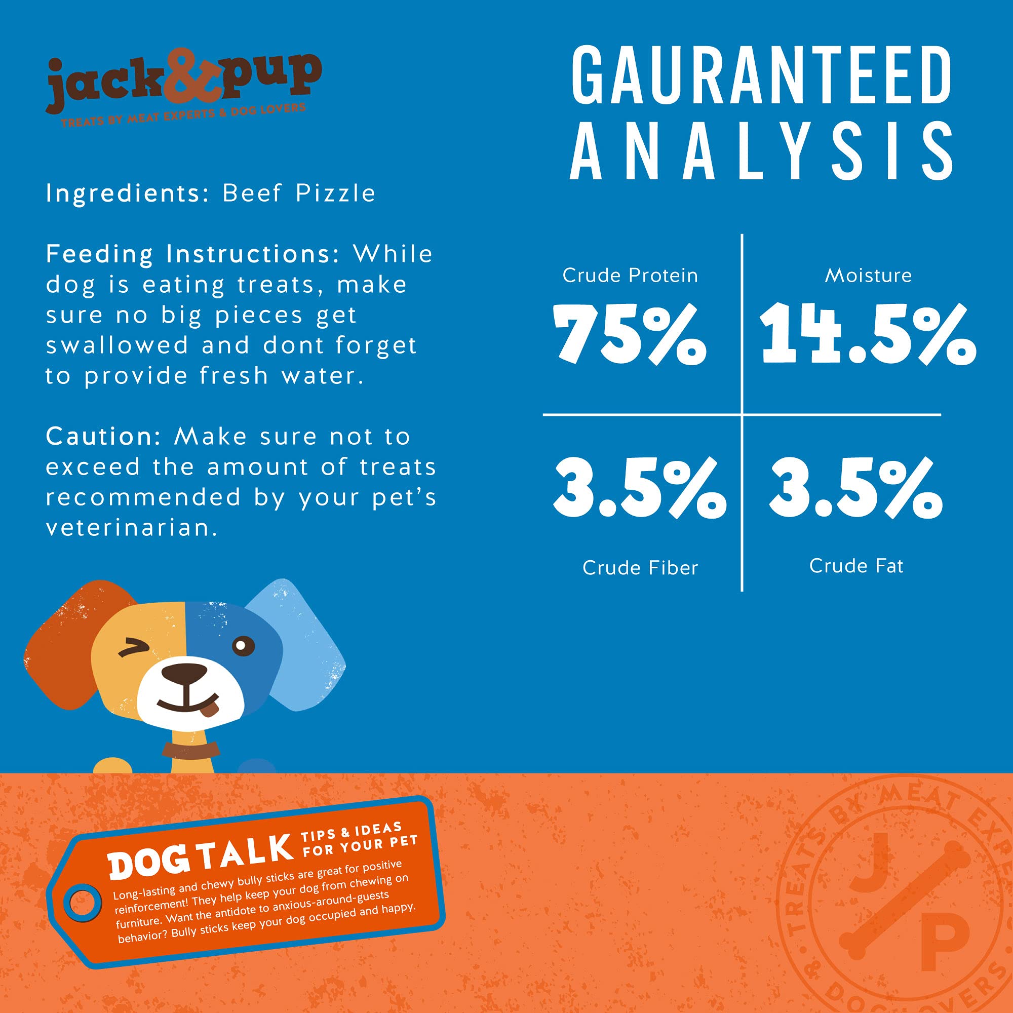 Jack&Pup odor-free process preserves beef flavor with minimal scent