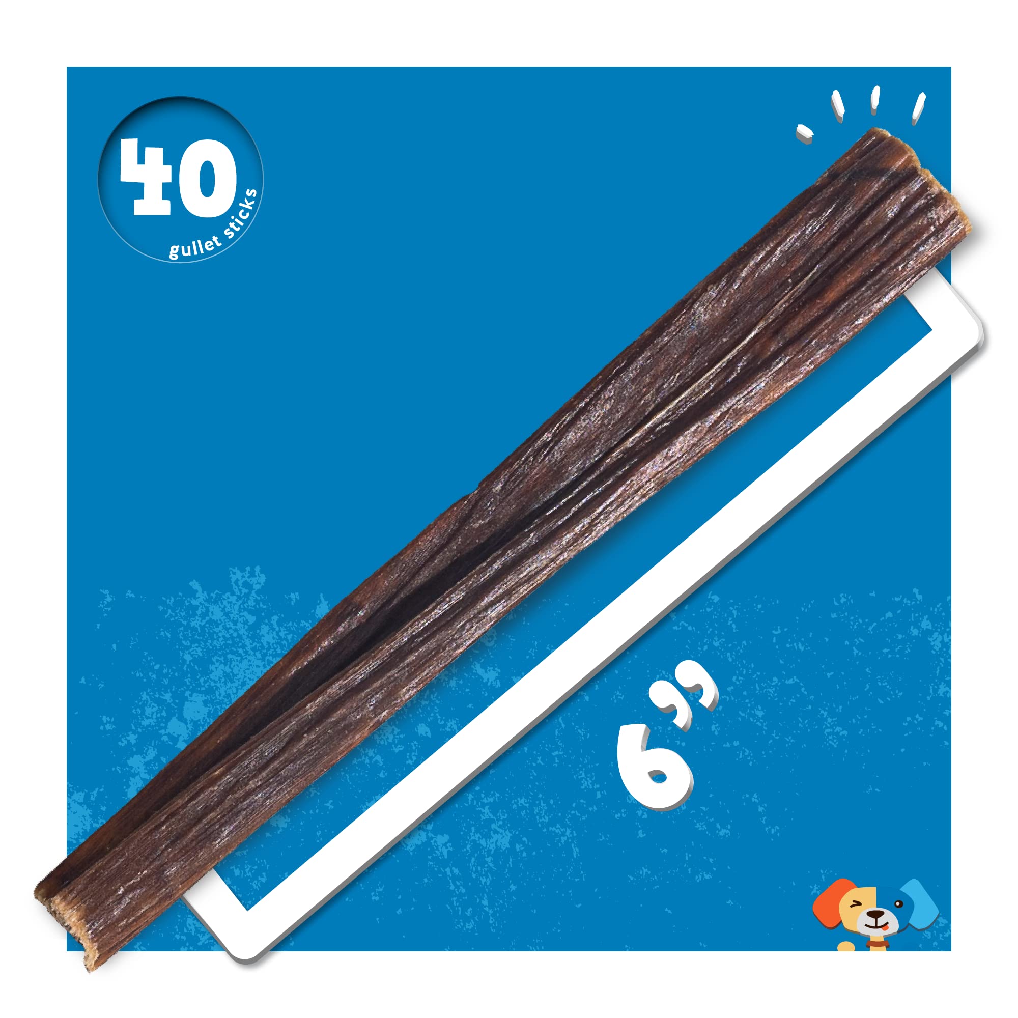 Jack&Pup single-ingredient beef gullet sticks emphasize natural origins and flavor.