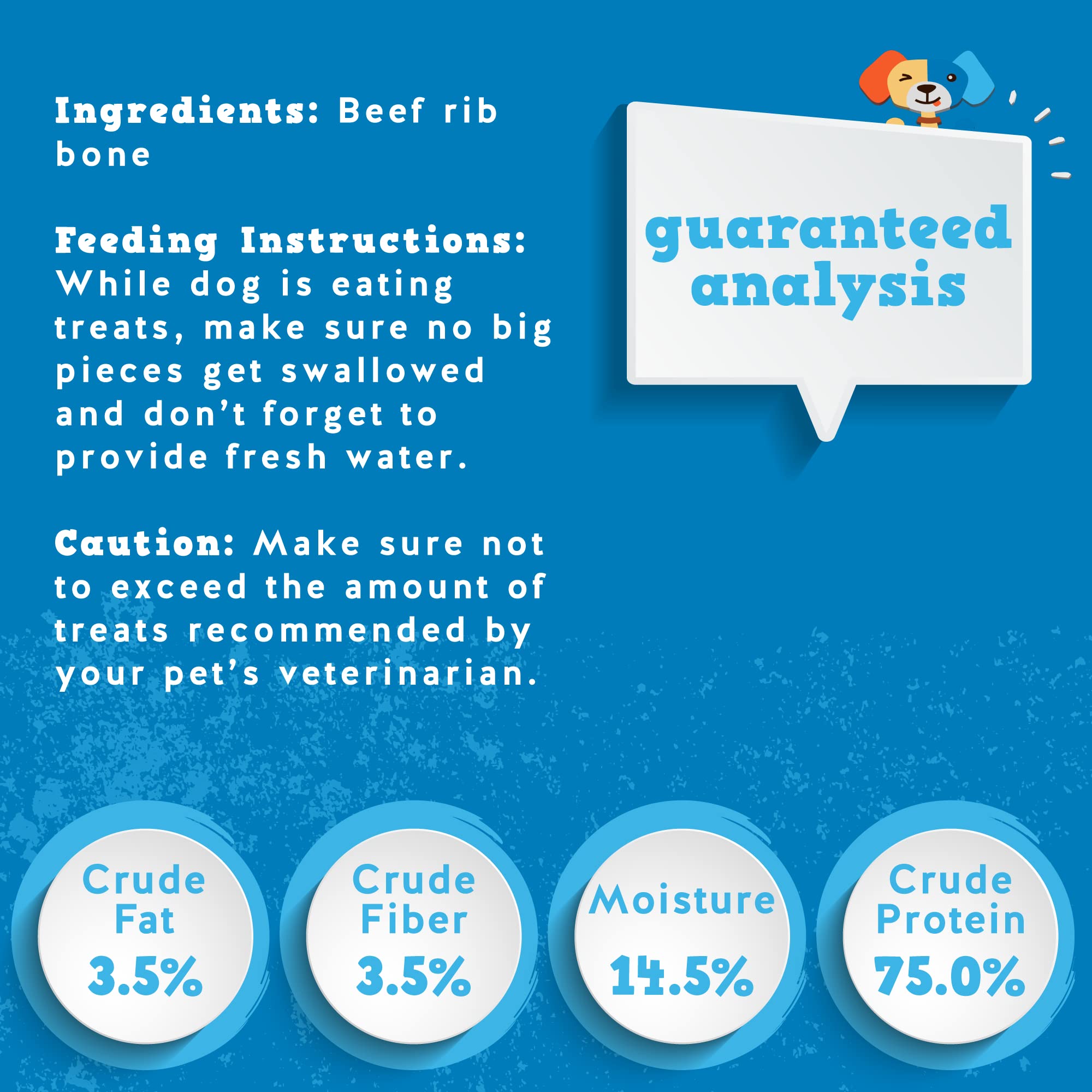 Jack&Pup smoked bone surface emits savory aroma during chew time.