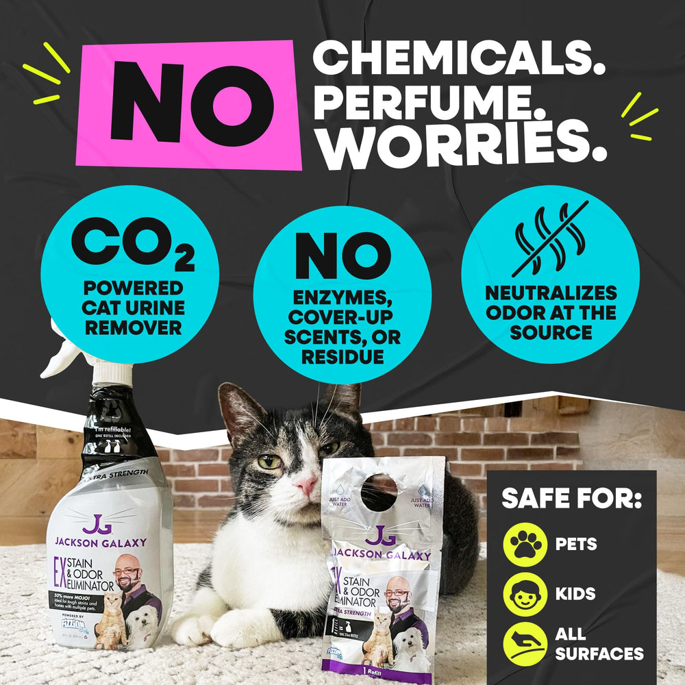 Jackson Galaxy EX refill pack with four tablets for clean on demand