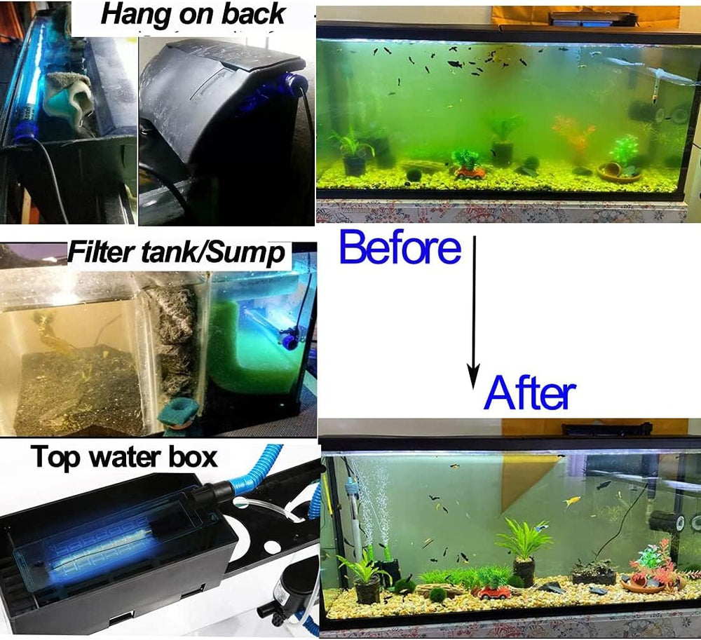 JackSuper 13W aquarium algae clean light features waterproof design for reliable sump use.