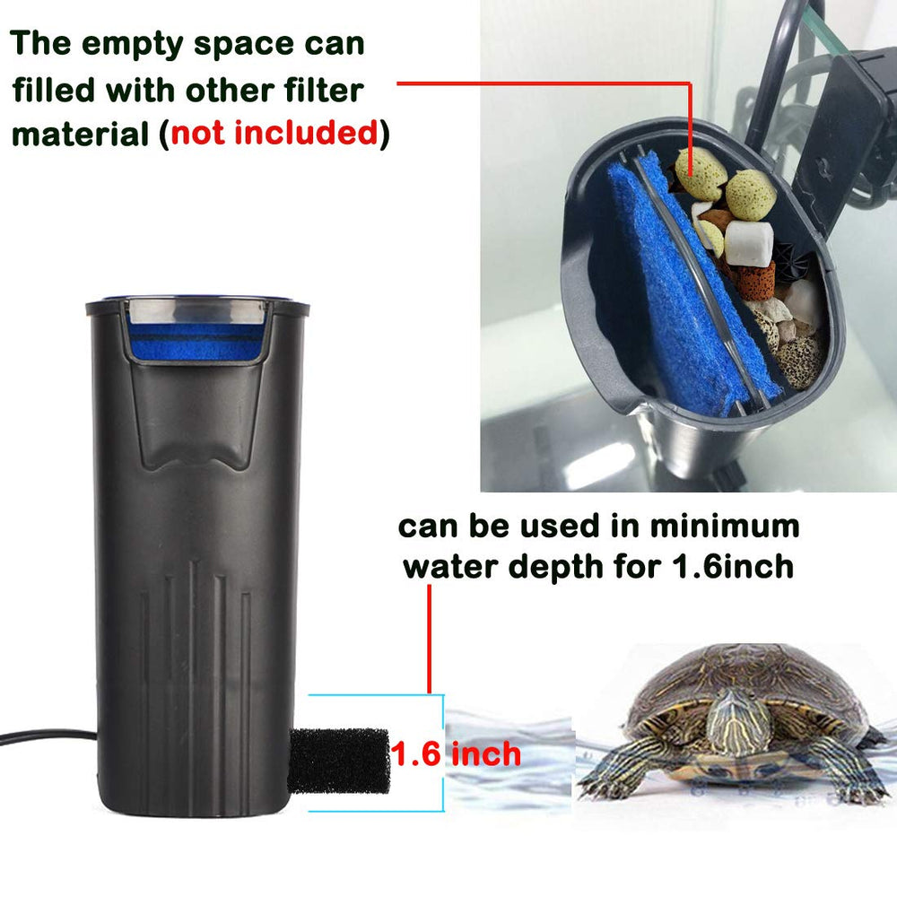 JackSuper internal filter activated-carbon-cartridge reduces odors and clarifies water.