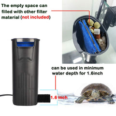 JackSuper internal filter activated-carbon-cartridge reduces odors and clarifies water.